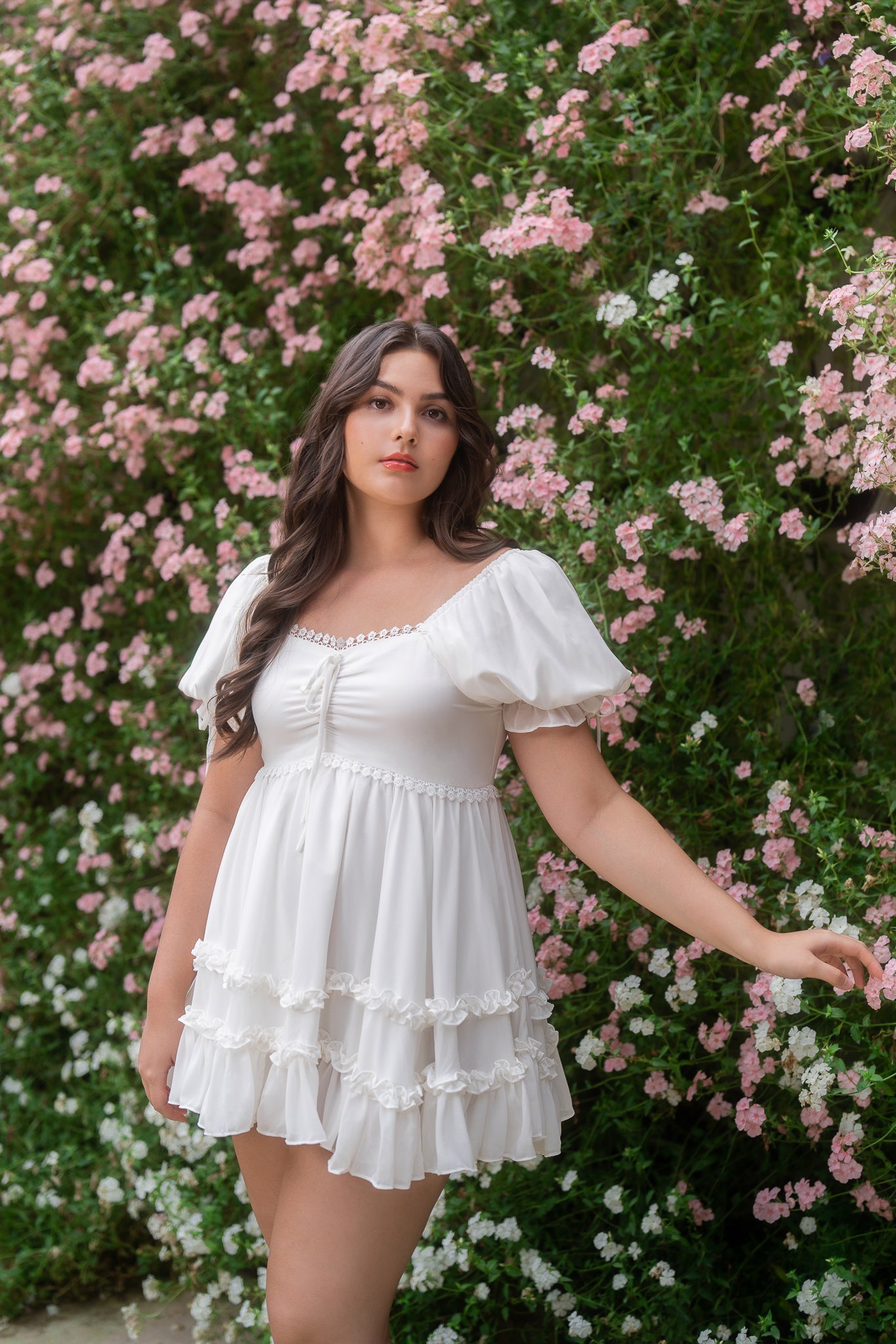 Dahlia Mini Babydoll Dress XS