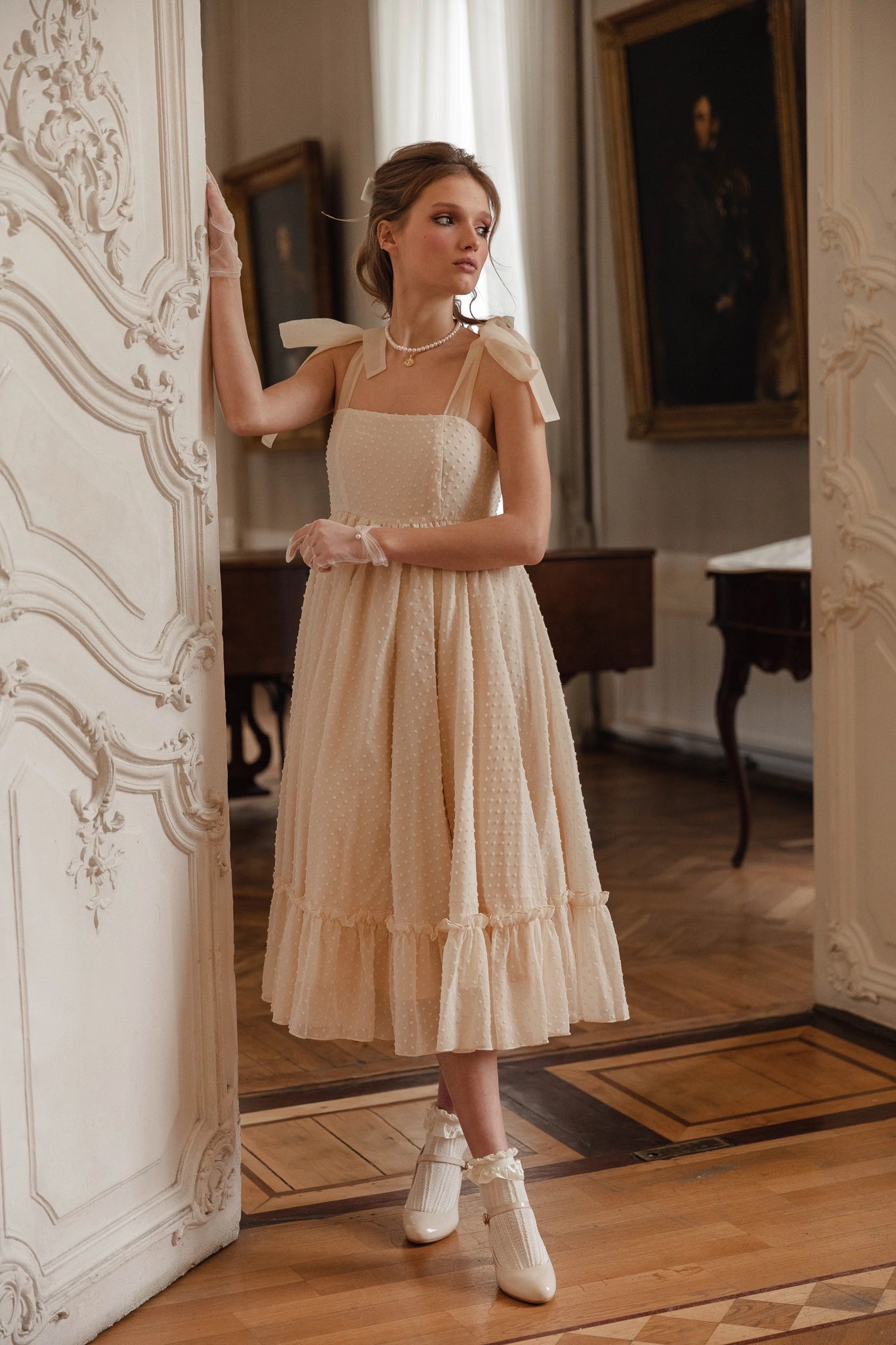 Madeleine Princess Midi Dress - Main Image